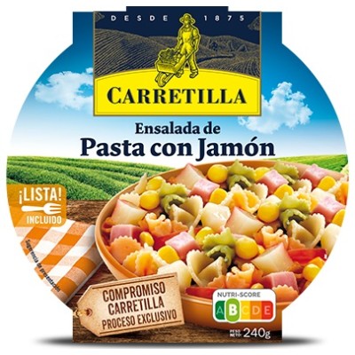 CARR ENSALADA DE PASTA CON JAMON 240G