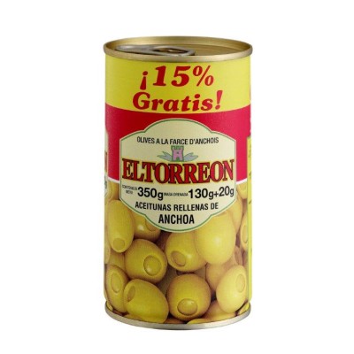 EL TORREON ACEITUNAS RELLENAS 300 + 15% GRATIS