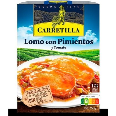 CARR LOMO CON PIMIENTOS Y TOMATE 200g