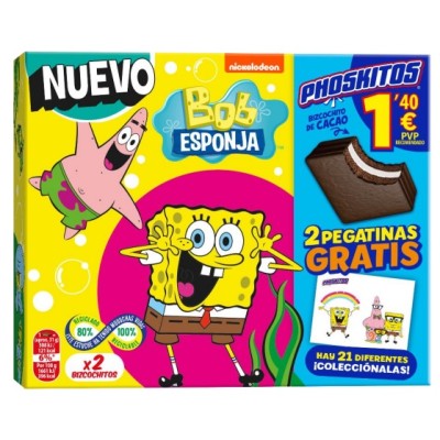 EURO TOSTA RICA BIZCOCHITOS 2x1,4_ BOB ESPONJA