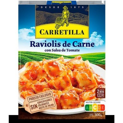 CARR RAVIOLIS CON CARNE Y TOMATE 300G