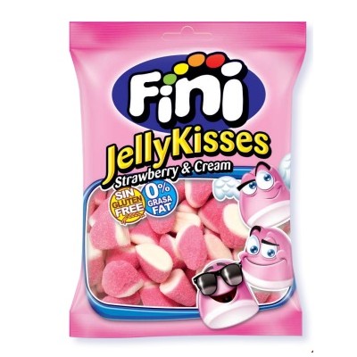 FINI HA BISOUS FRAISE SUCRES 90g(besos fresa)