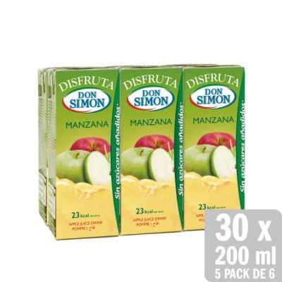 SIMON DISFRUTA MANZANA 6X200ml