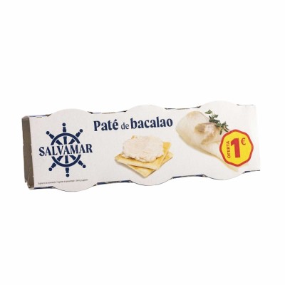 SALV EURO PATE BACALAO Pack3