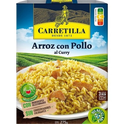 CARR ARROZ CON POLLO AL CURRY 300g