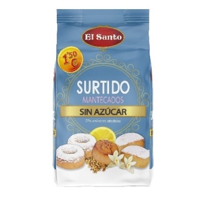 SANTO S/AZ  MANTECADOS sdos 180g sticker 1,5_