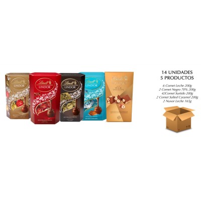 LINDT CORNET 200g 12+2 nuxor sin cargo