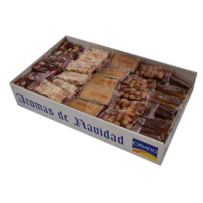 GR 1X1 TURRON PORCIONES SURTIDAS sup 25g 80piezas 2kg