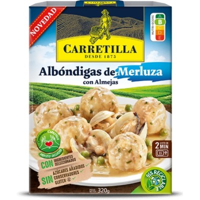 CARR ALBONDIGAS DE MERLUZA con almejas 320g