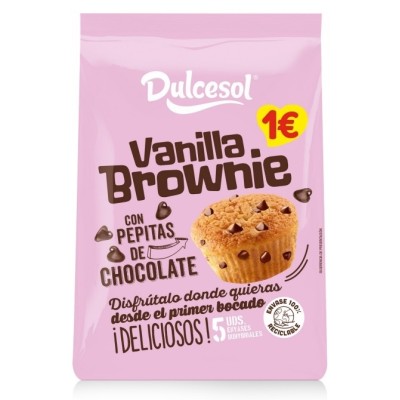 EURO DUL BROWNIE VAINILLA 5u 125g