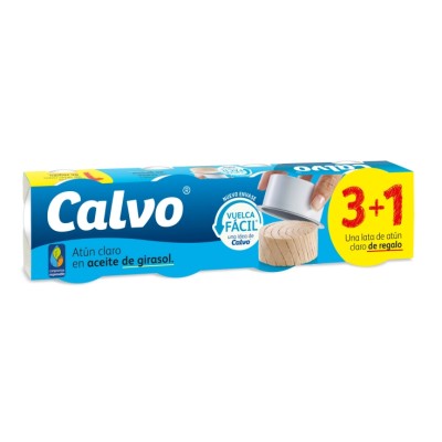 CALVO ATUN CLARO PACK4 3+1