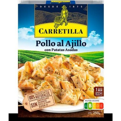 CARR POLLO AL AJILLO CON PATATAS 250G