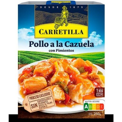 CARR POLLO A LA CAZUELA CON PIMIENTOS 250G