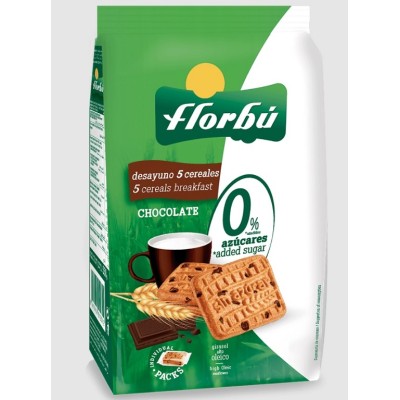 FLOR S/AZ CHOCOLATE 5 CEREALES 340g