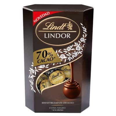 LINDT CORNET NEGRO 70% 200g