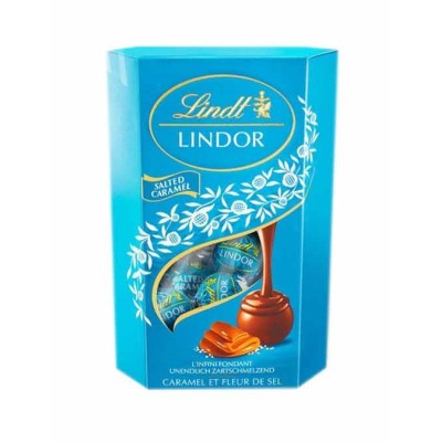 LINDT CORNET CARAMELO SAL 200g