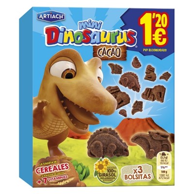 ART DINOSAURUS SNACKING CACAO 120g 1.2_