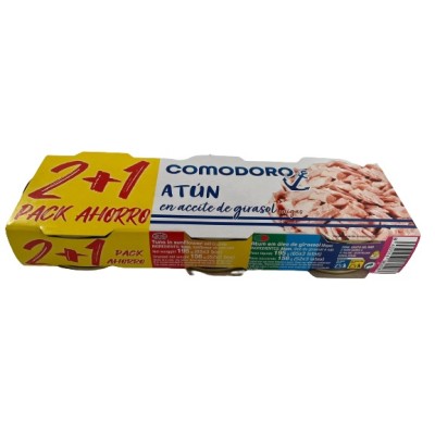 SALV ATUN EN ACEITE COMODORO PACK 2+1