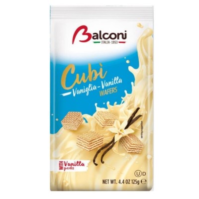 EURO BAL WAFER CUBI VAINILLA 125g