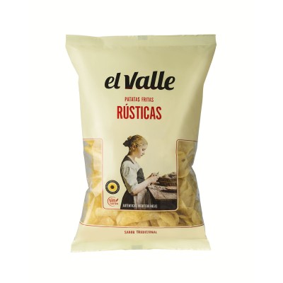 VALLE PATATAS FRITAS RUSTICAS 210g