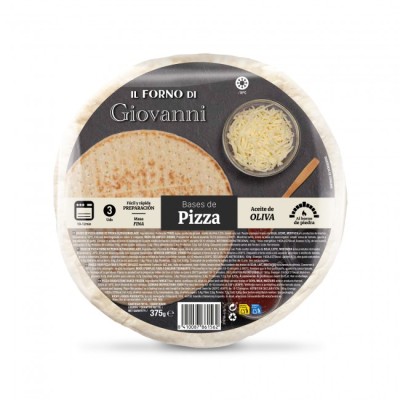 H IL FORNO BASE PIZZA 3X125g 22cm