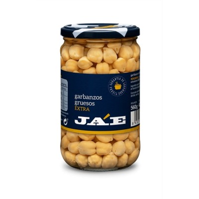 GARBANZOS JA'E cristal 580g